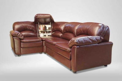 Угловой диван с баром «Элита 21 М»